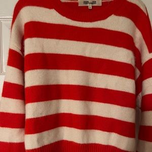 Like new- DVF striped angora blend striped sweater - Med